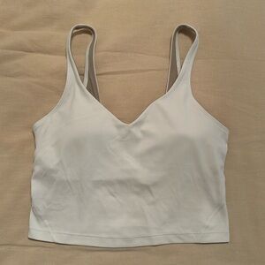 Lululemon Align Cropped Tank White